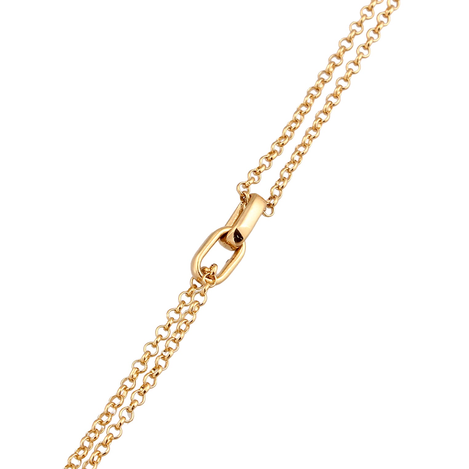 Gold - Elli | Armband Gliederelement | 925 Sterling Silber vergoldet