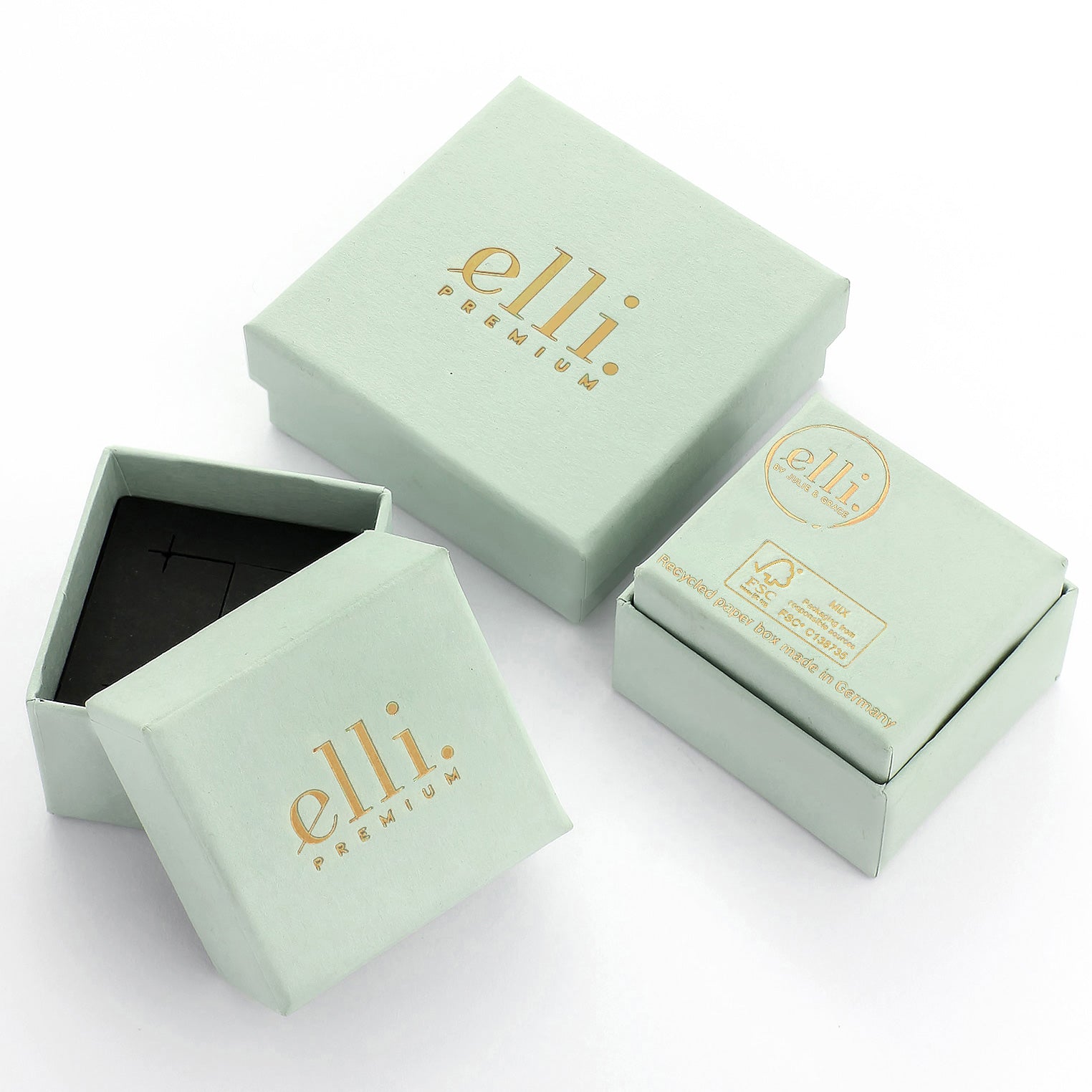 Gold - Elli PREMIUM | Anhänger Herz | 585 Gelbgold