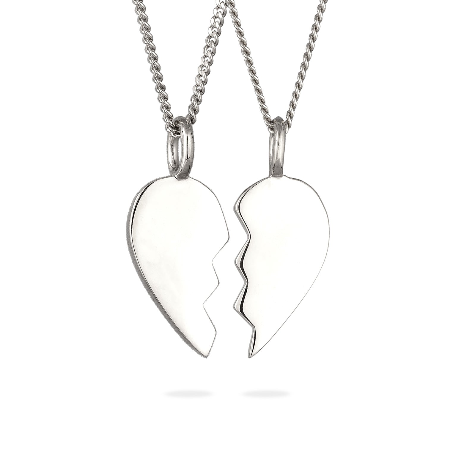 Silber - Elli | Halsketten-Set Herz | 925 Sterling Silber