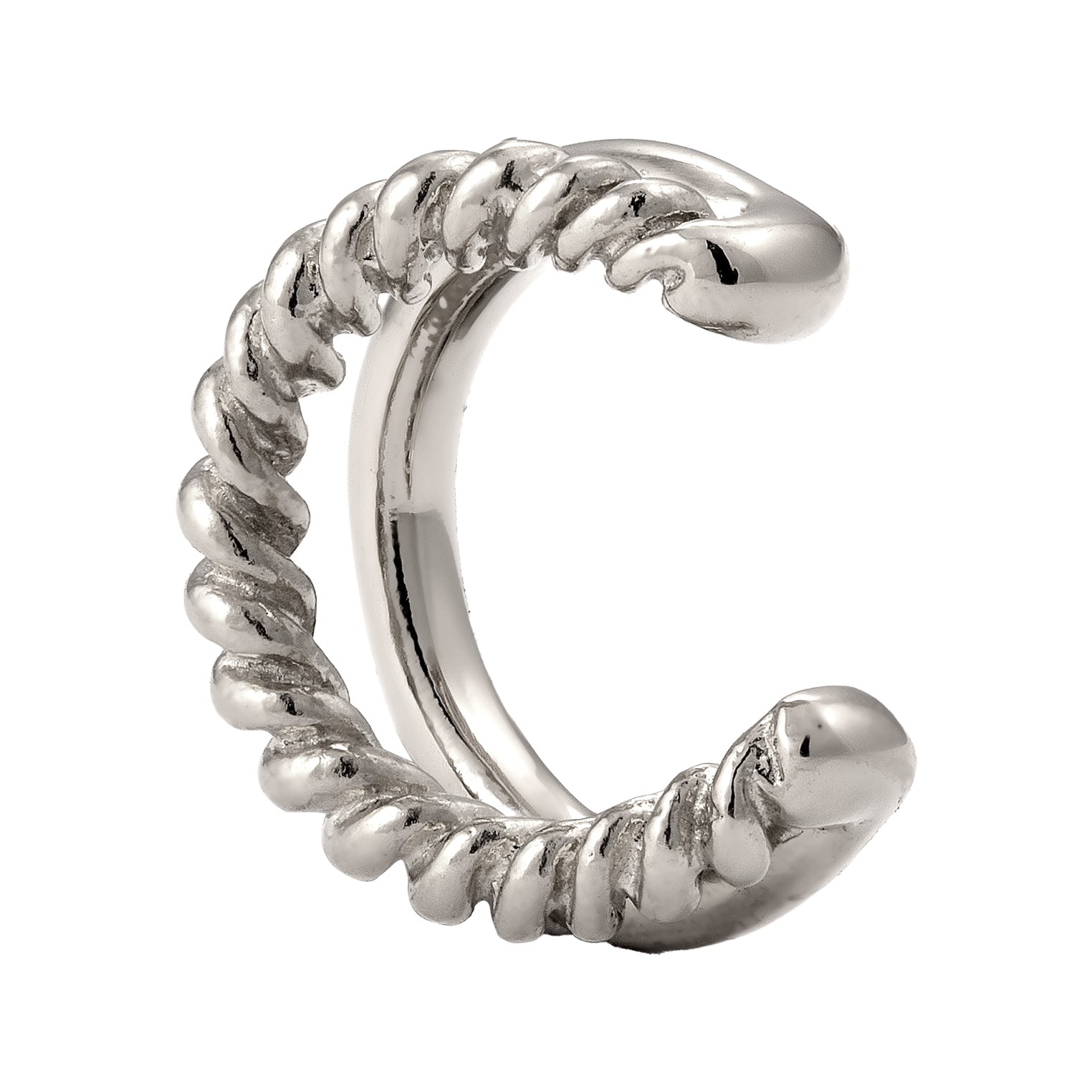 Silber - Elli | Earcuff Twisted |  925 Sterling Silber