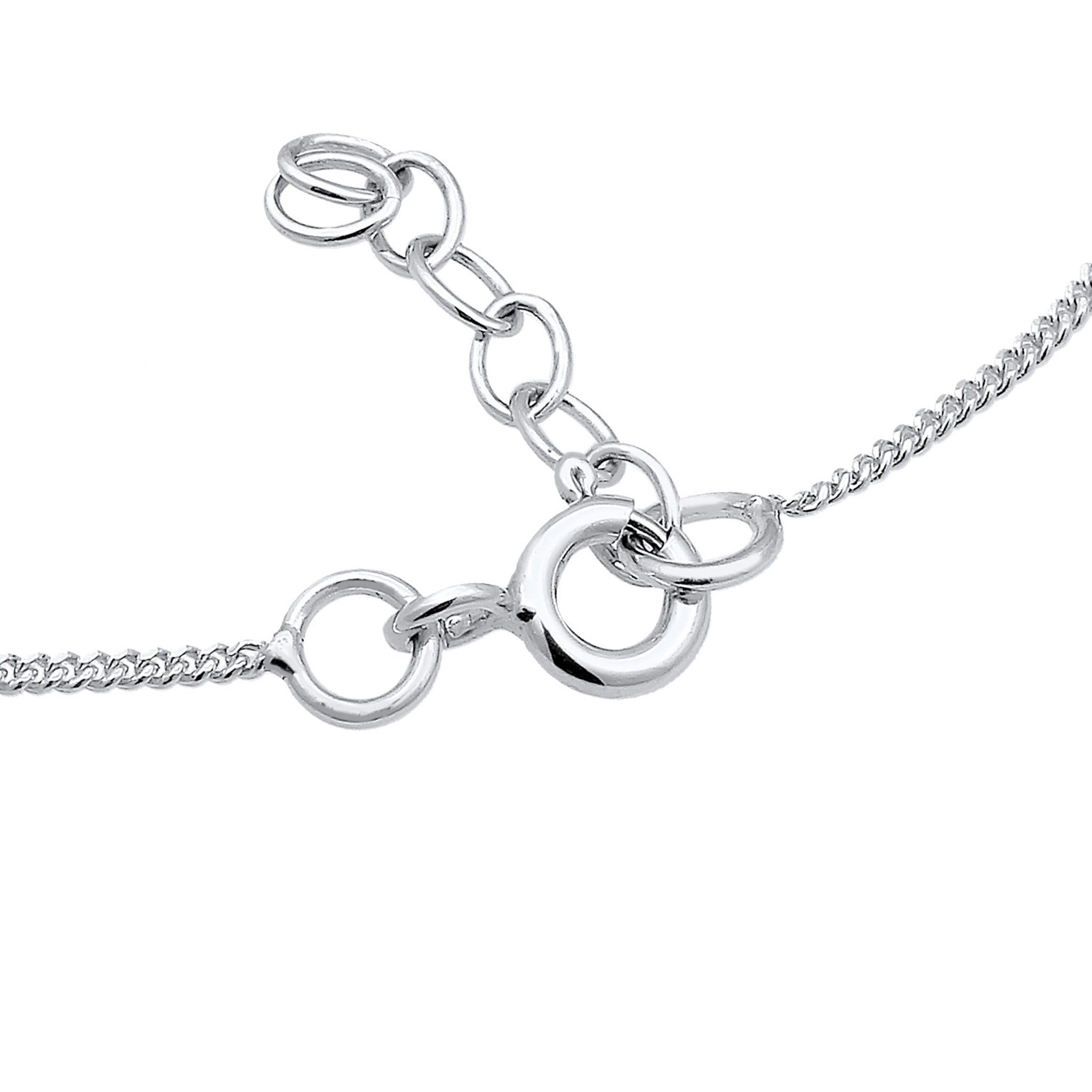 Silber - Elli | Armband | Gravur Plättchen | 925er Sterling Silber