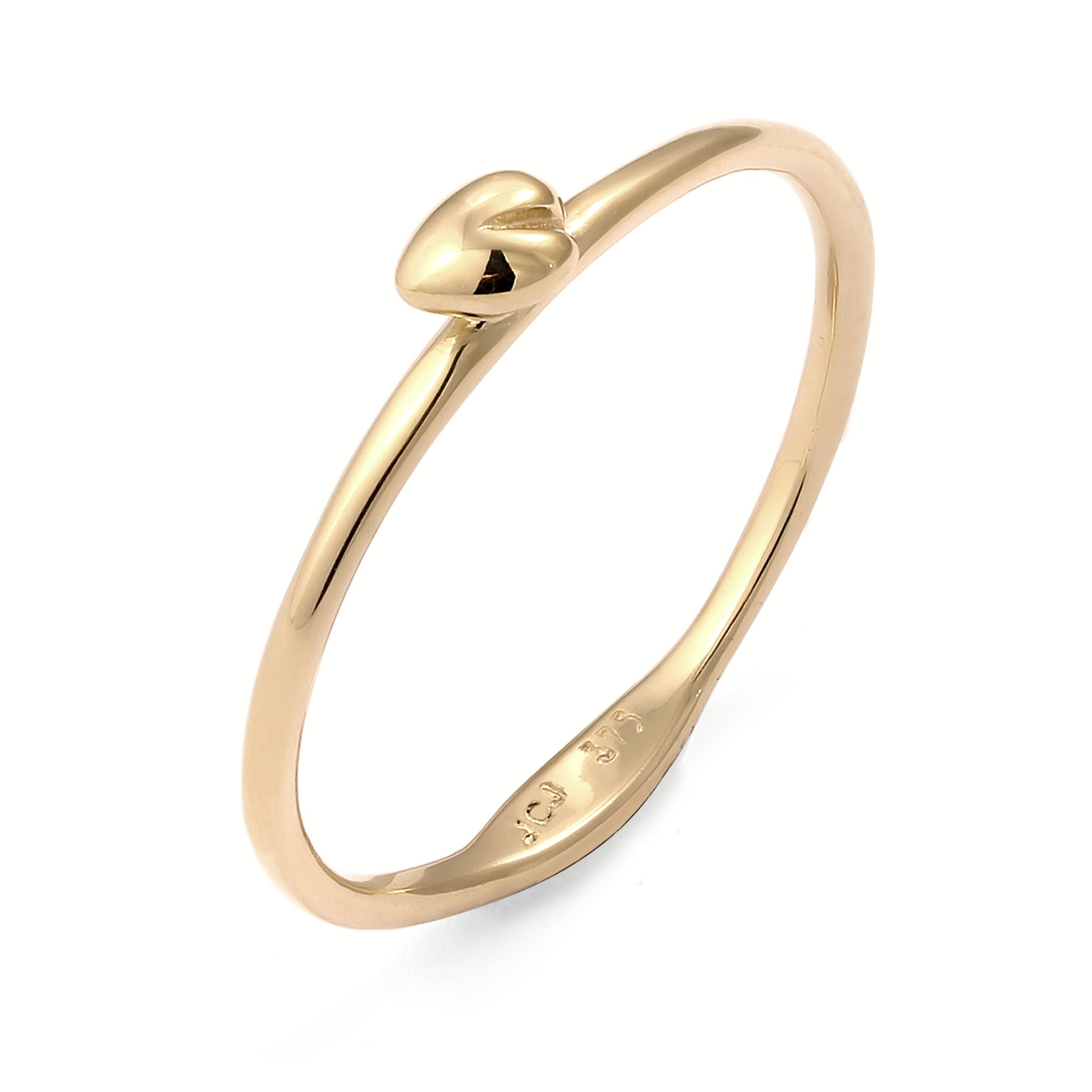 Gold - Elli PREMIUM | Ring Herz | 375 Gelbgold