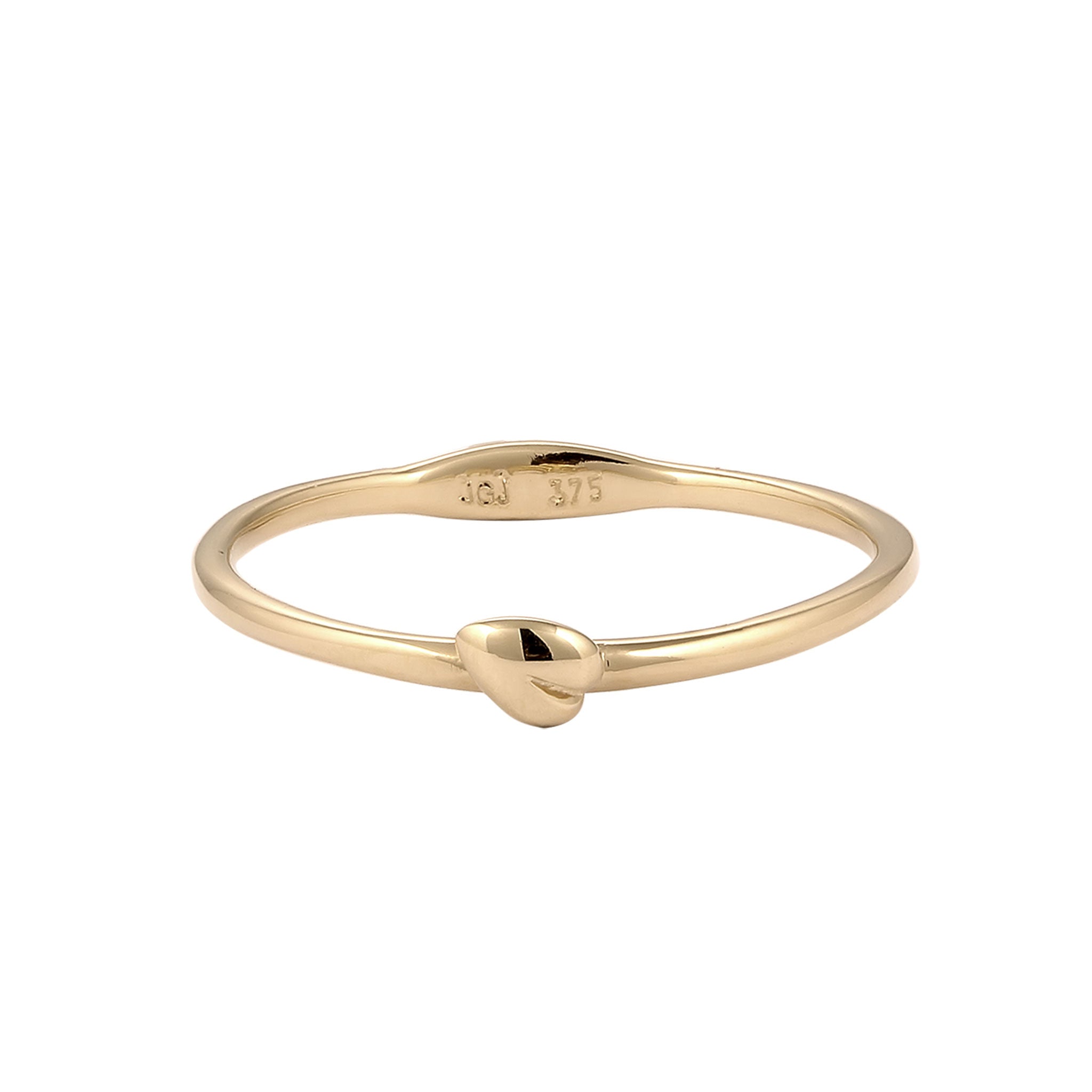 Gold - Elli PREMIUM | Ring Herz | 375 Gelbgold
