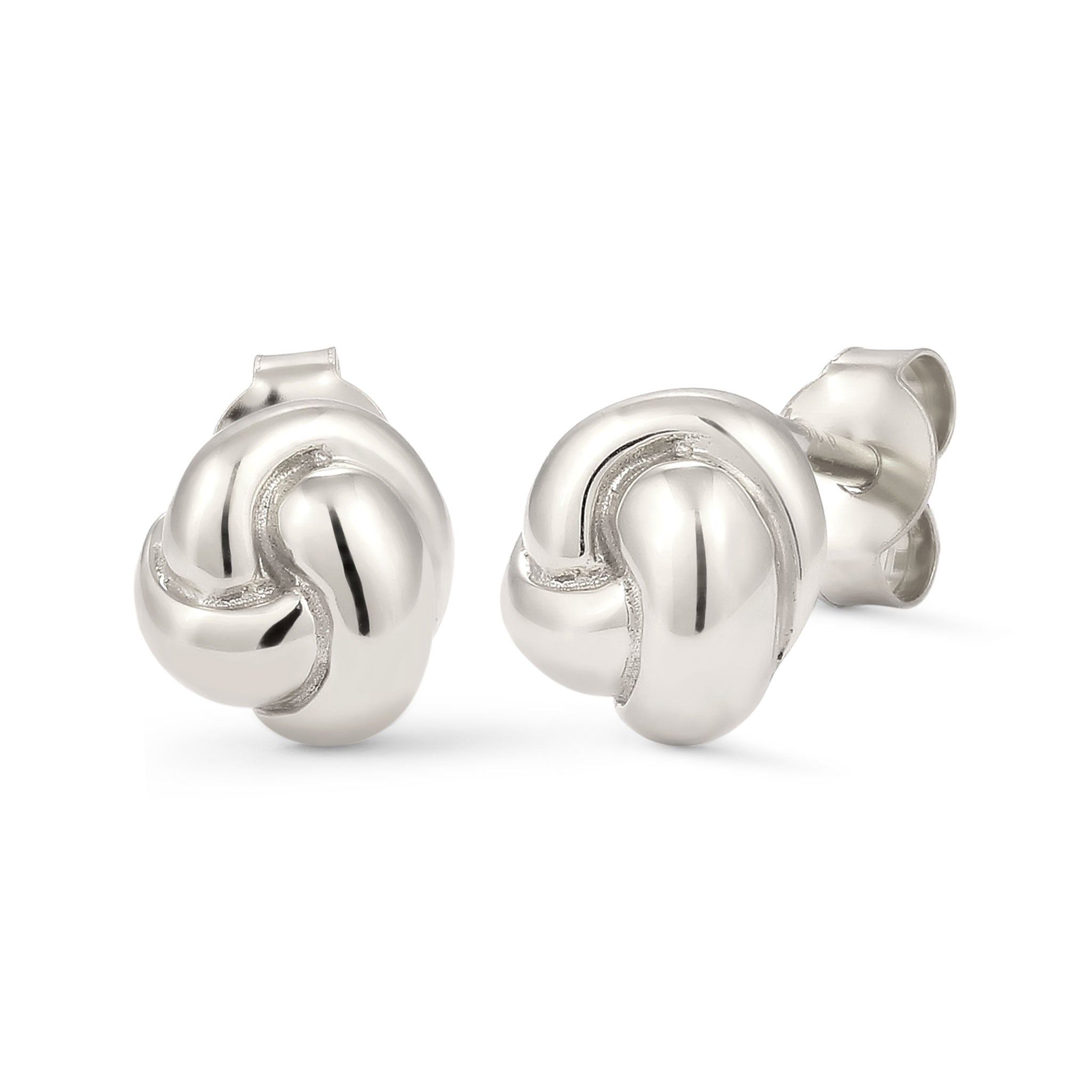 Silber - Elli | Ohrstecker Knoten | 925 Sterling Silber