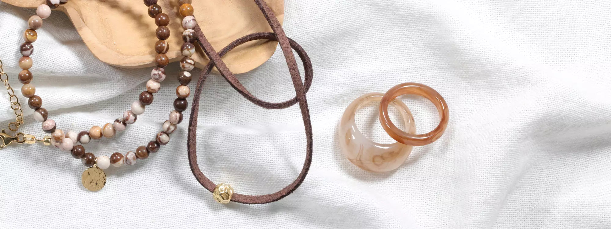Schmuck in Herbst Farben