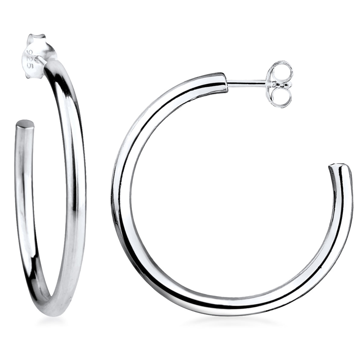 Silber - Elli | Creole | 925er Sterling Silber