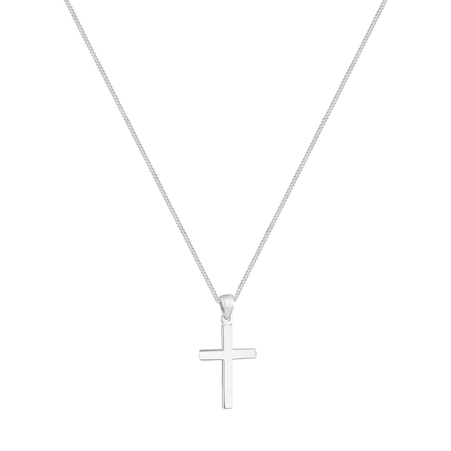 Phoebe Christian Silver Swarovski Crystal Greek IXOYE Cross Necklace –  B.BéNI® Jewelry