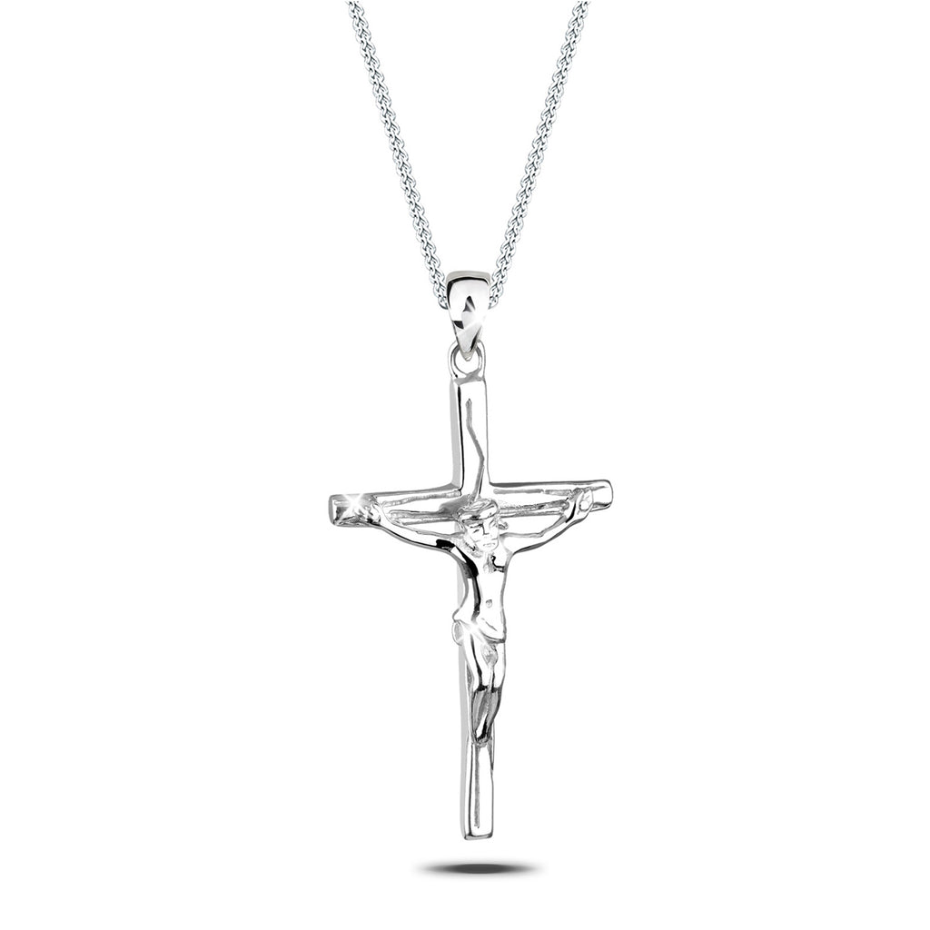 Silber - Elli | Halskette Kreuz | 925er Sterling Silber