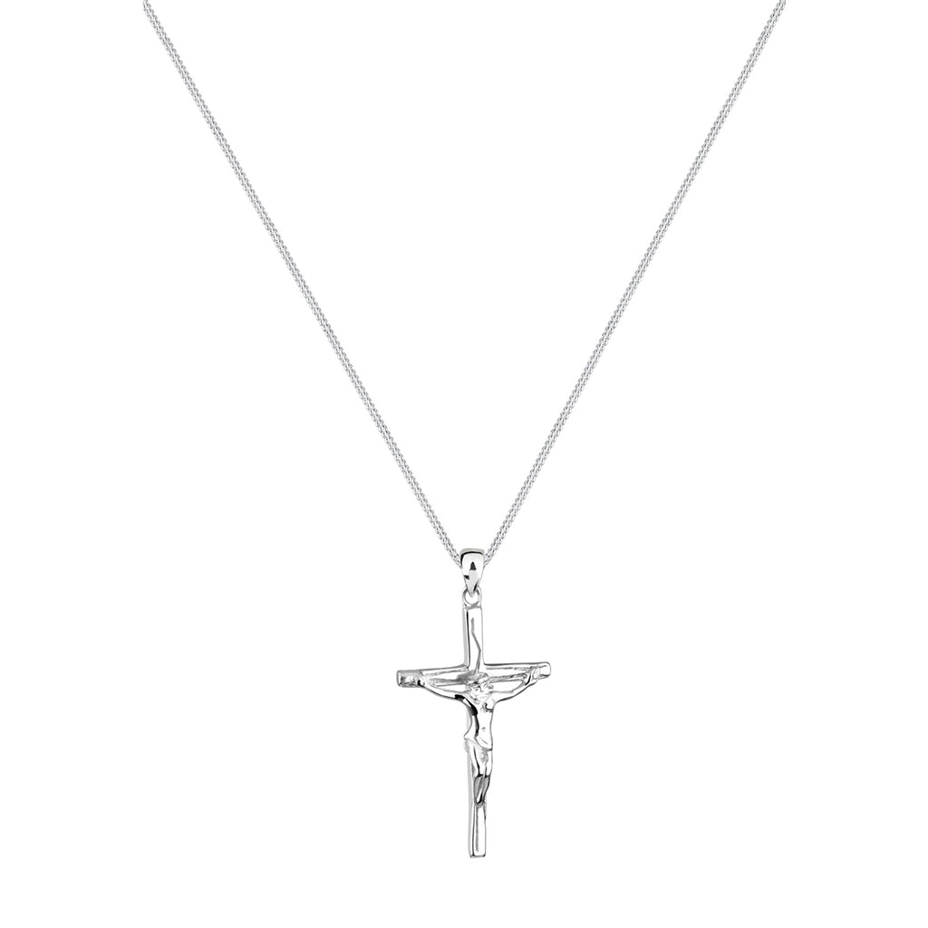 Silber - Elli | Halskette Kreuz | 925er Sterling Silber