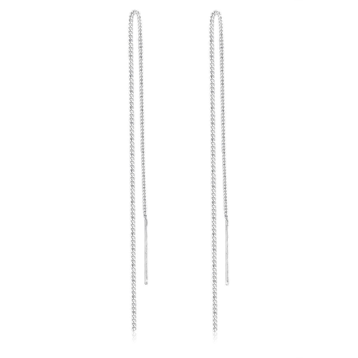 Silber - Elli | Durchzieh-Ohrhänger | 925er Sterling Silber