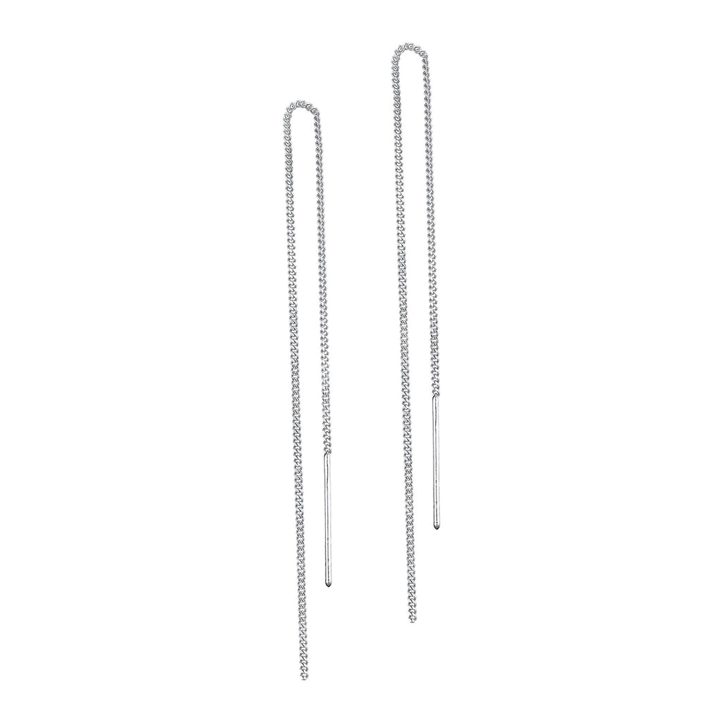 Silber - Elli | Durchzieh-Ohrhänger | 925er Sterling Silber