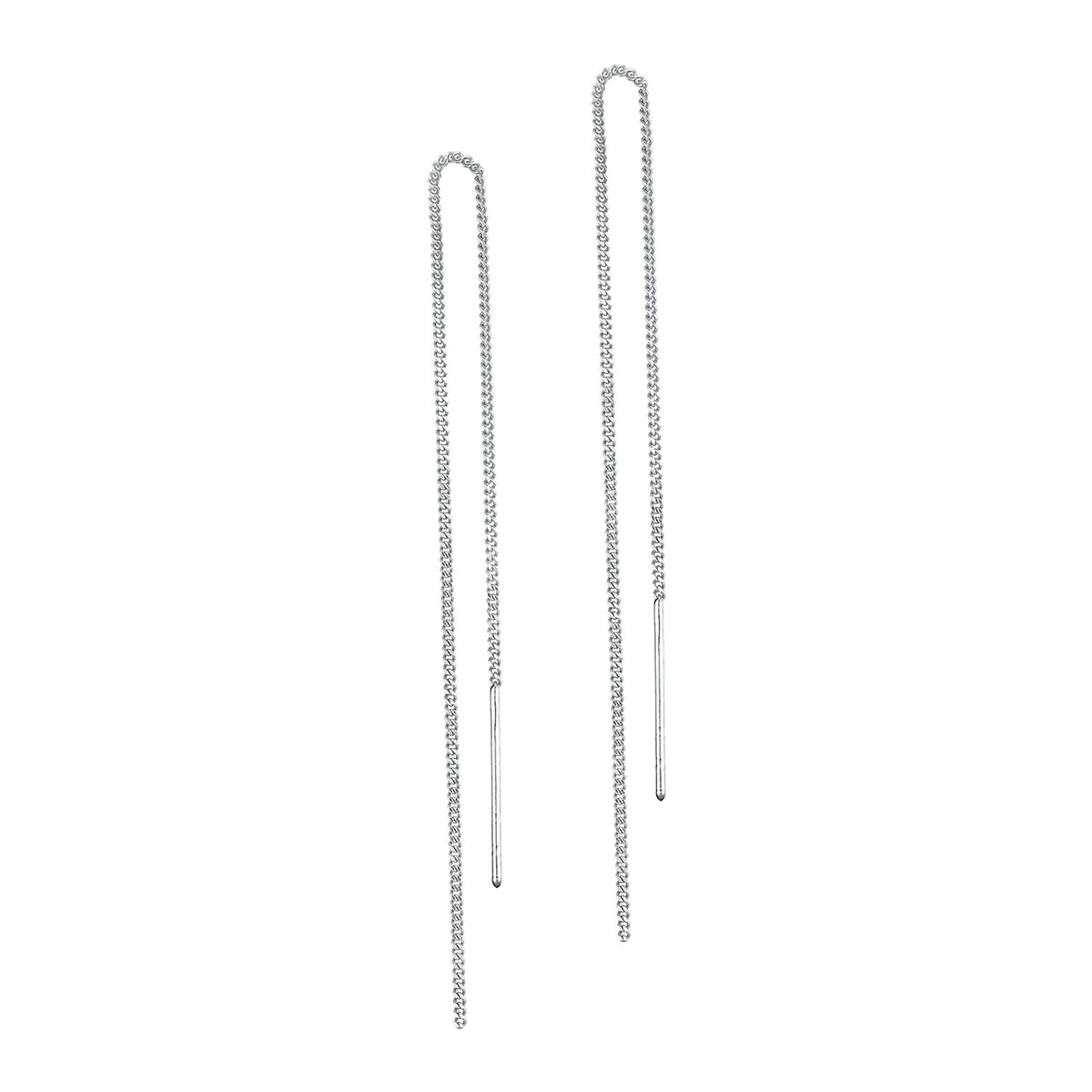 Silber - Elli | Durchzieh-Ohrhänger | 925er Sterling Silber