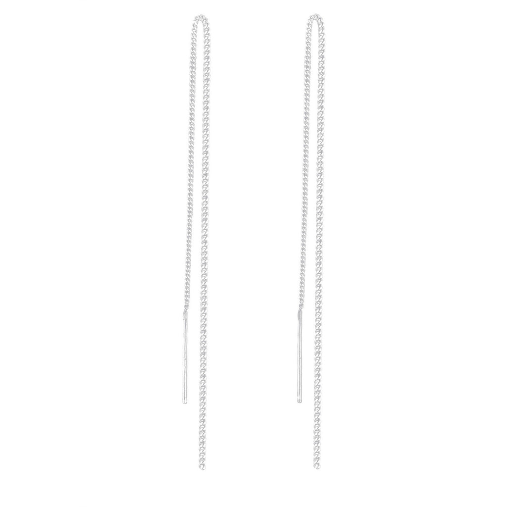 Silber - Elli | Durchzieh-Ohrhänger | 925er Sterling Silber