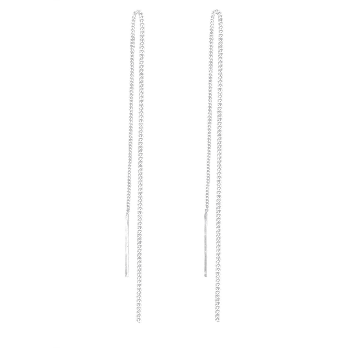 Silber - Elli | Durchzieh-Ohrhänger | 925er Sterling Silber