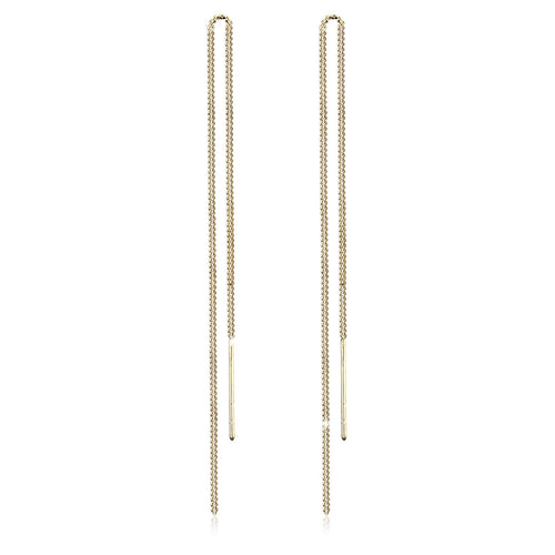 Gold - Elli | Ohrhänger Ear Chain | 925 Sterling Silber vergoldet