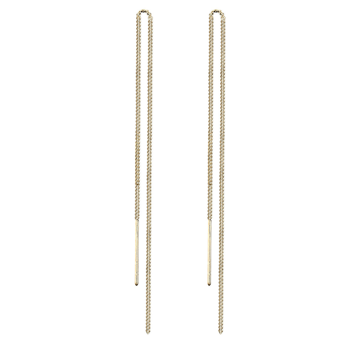 Gold - Elli | Ohrhänger Ear Chain | 925 Sterling Silber vergoldet