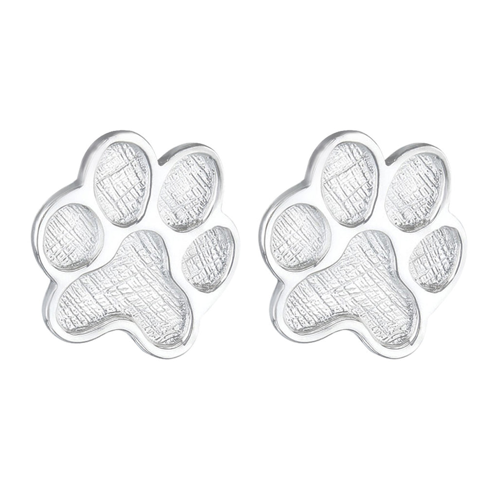 Silber - Elli | Ohrstecker Pfote | 925er Sterling Silber