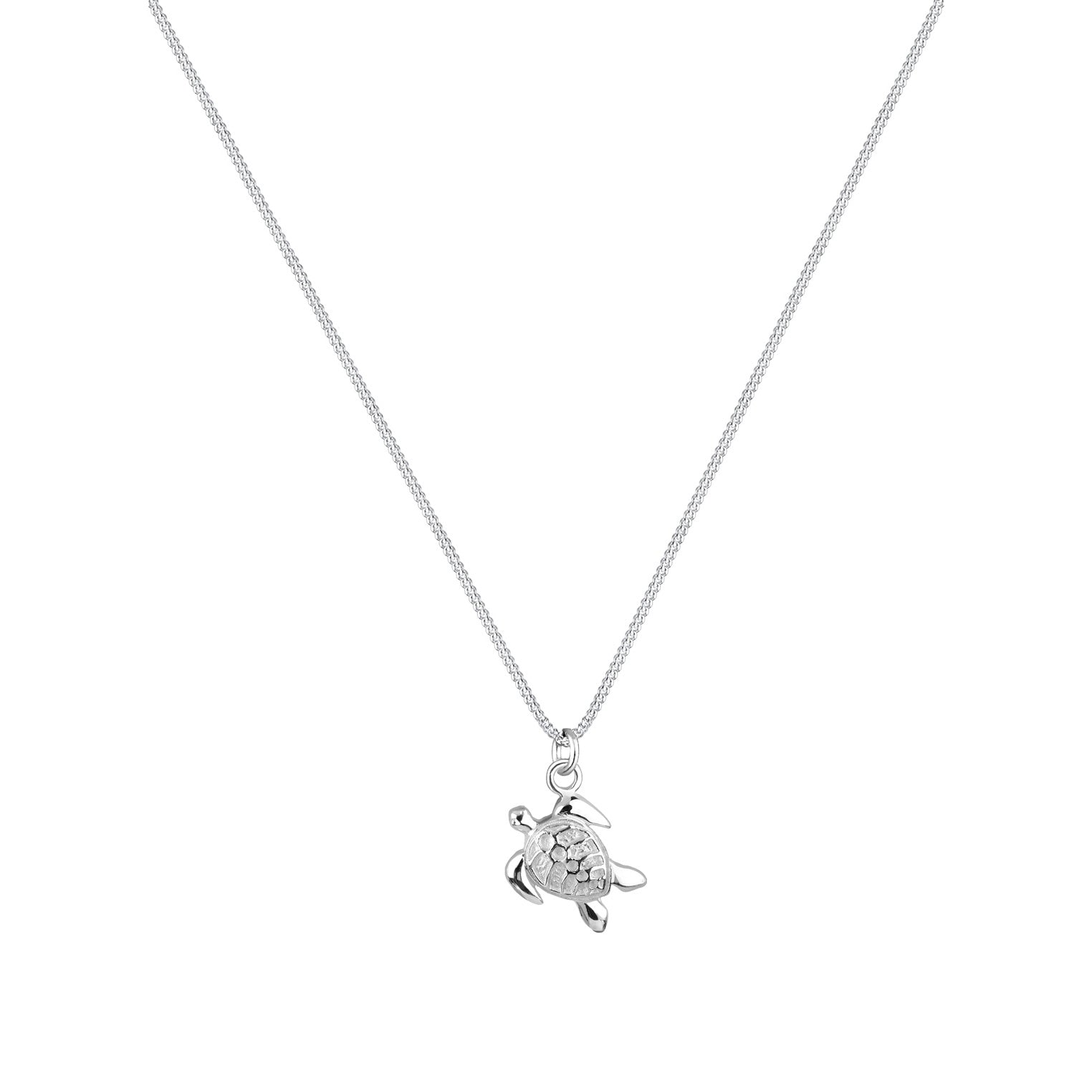 Silber - Elli | Halskette Schildkröte | 925er Sterling Silber