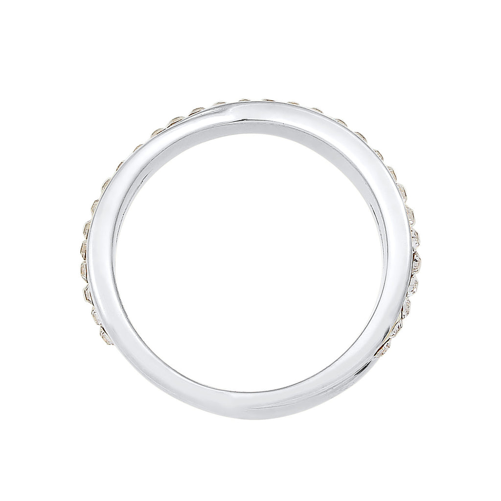 Weiß - Elli | Ring | Mit Kristallen von Swarovski® (Weiß) | 925er Sterling Silber
