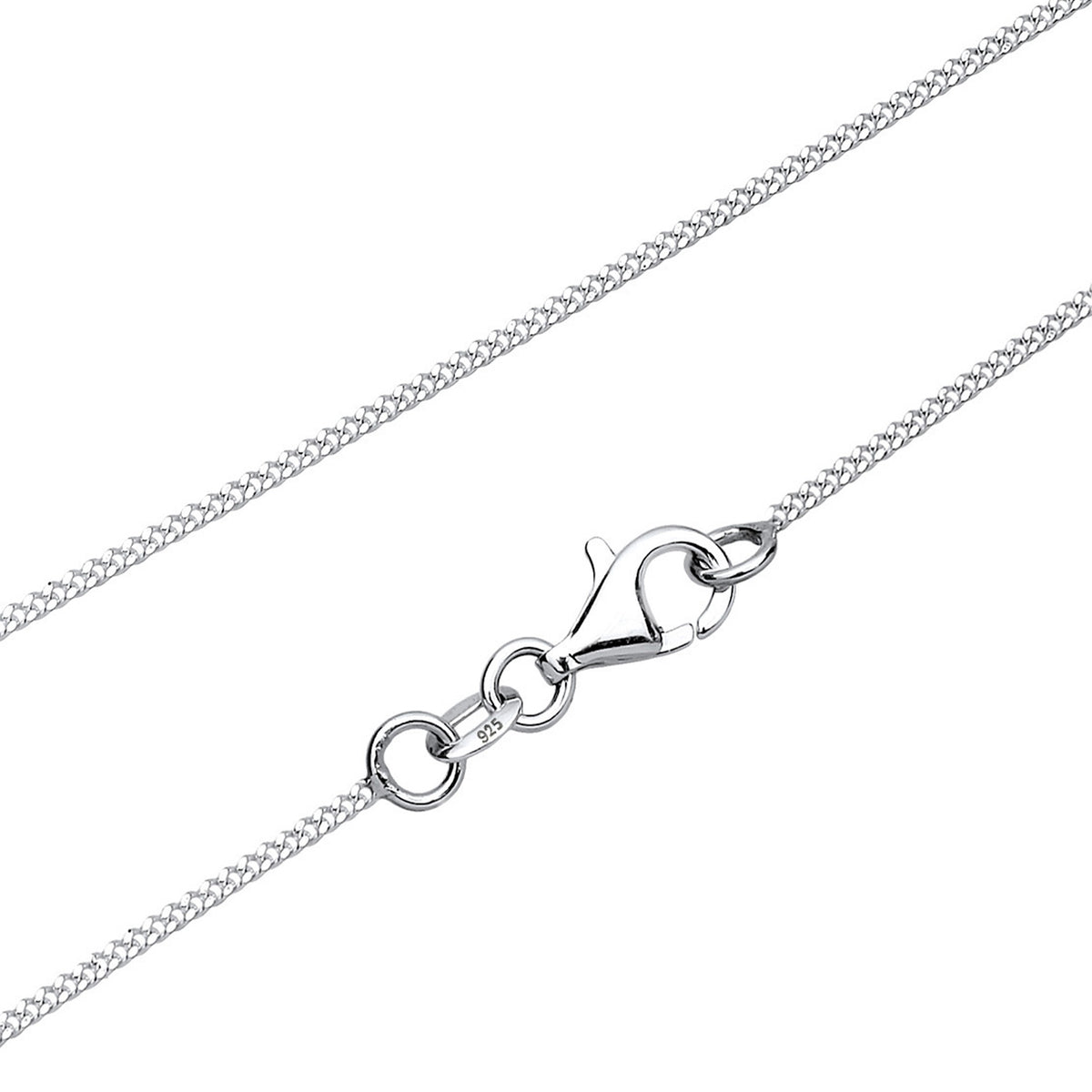 Silber - Elli | Halskette Kreuz | Mit Kristallen von Swarovski® (Weiß) | 925er Sterling Silber