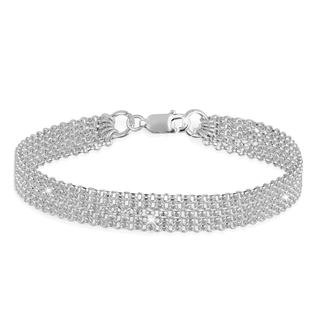 Silber - Elli | Gliederarmband | 925er Sterling Silber