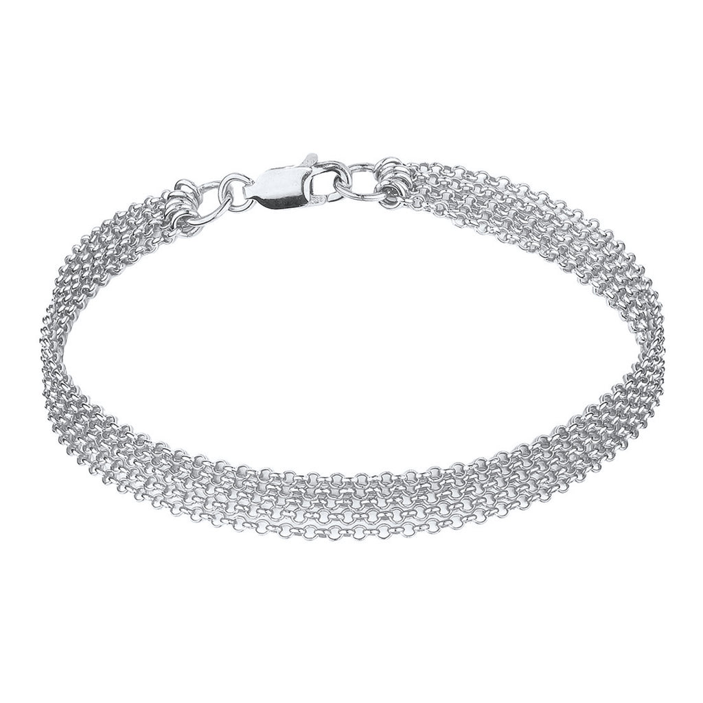 Silber - Elli | Gliederarmband | 925er Sterling Silber
