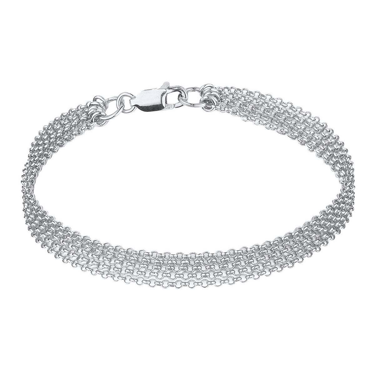 Silber - Elli | Gliederarmband | 925er Sterling Silber