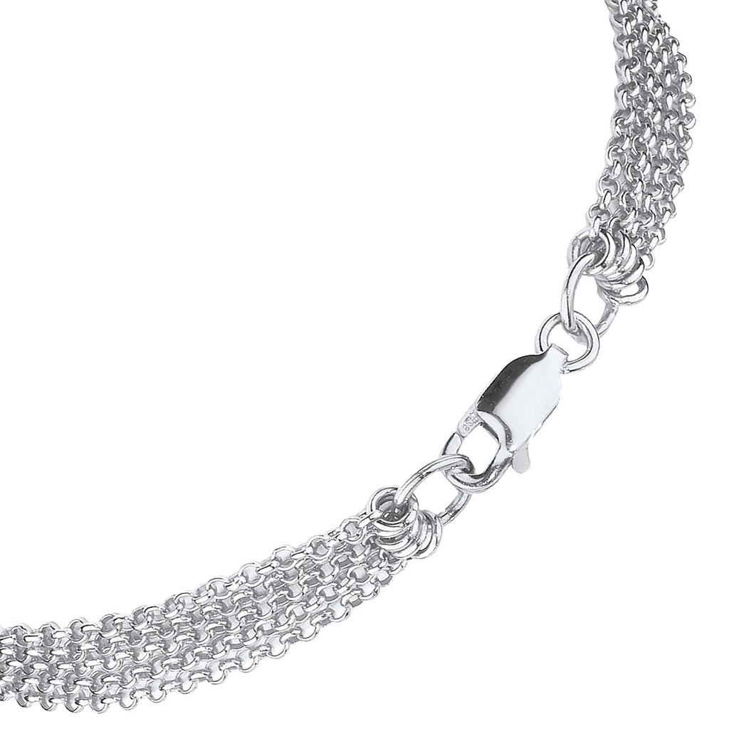 Silber - Elli | Gliederarmband | 925er Sterling Silber