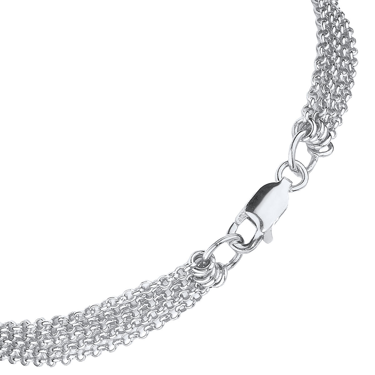 Silber - Elli | Gliederarmband | 925er Sterling Silber