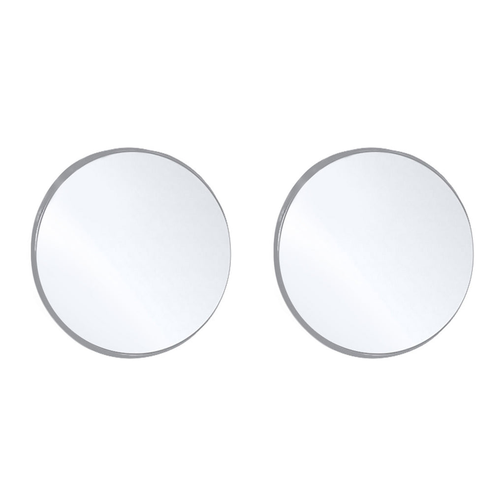 Silber - Elli | Ohrstecker Geo Plättchen | 925er Sterling Silber