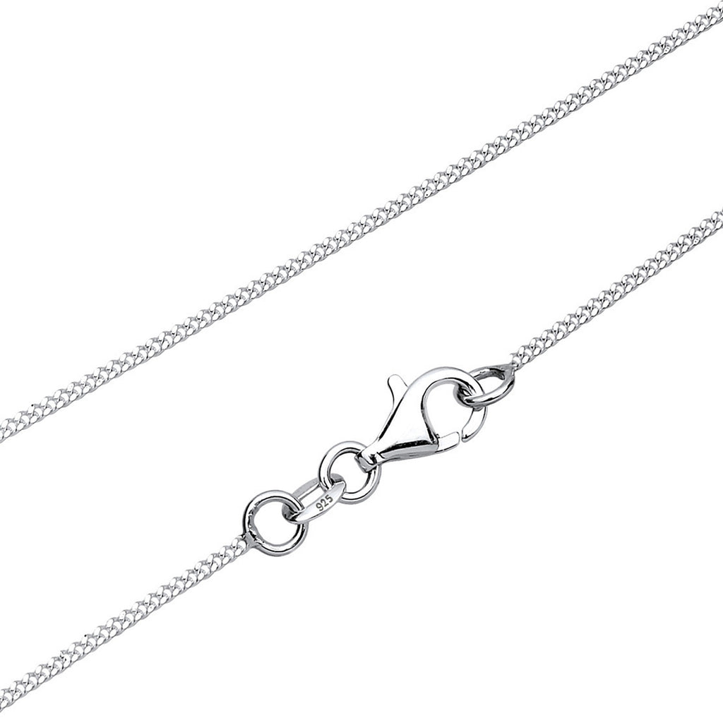 Weiß - Elli | Halskette Engel | Kristall (Weiß) | 925er Sterling Silber