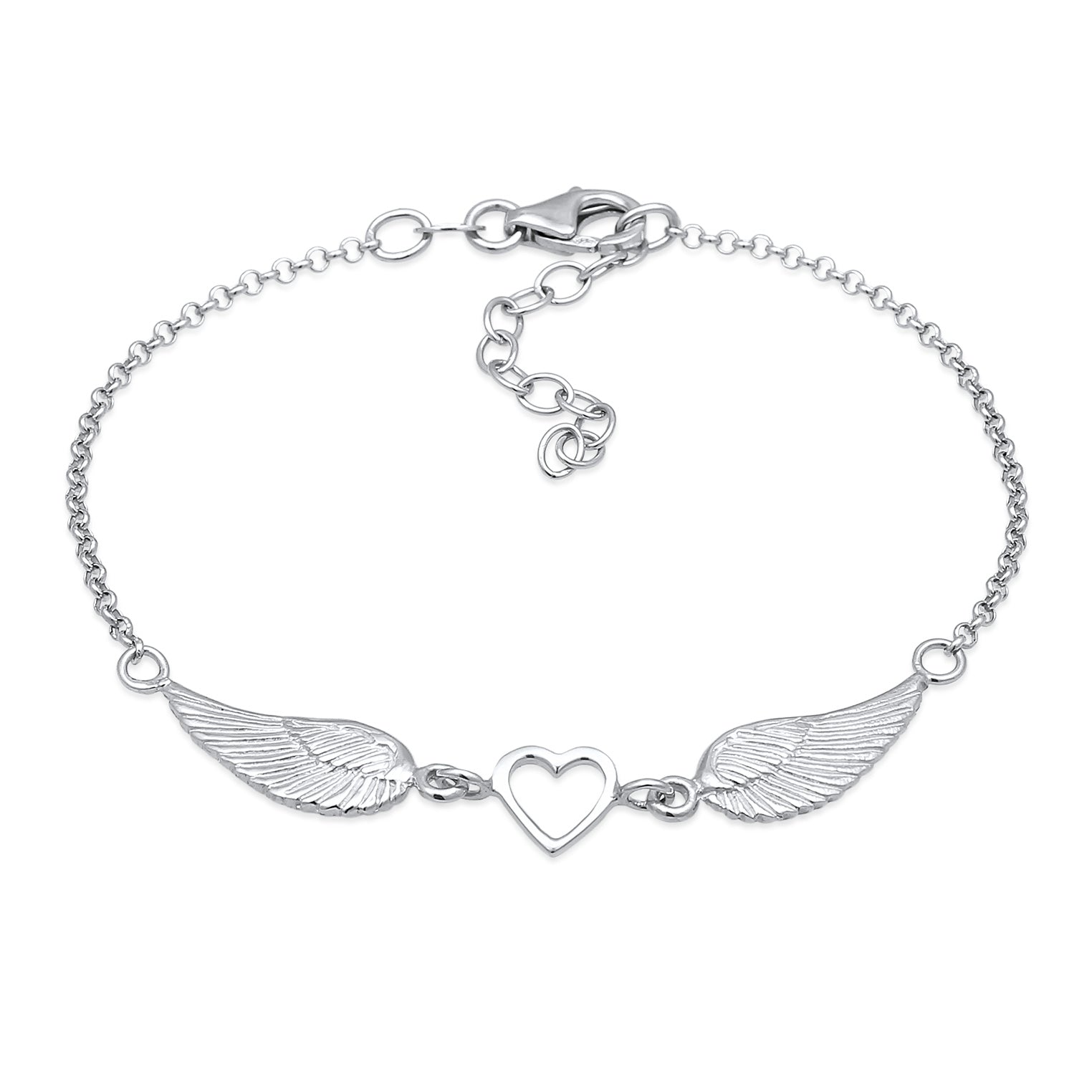 Silber - Elli | Armband Flügel | 925er Sterling Silber