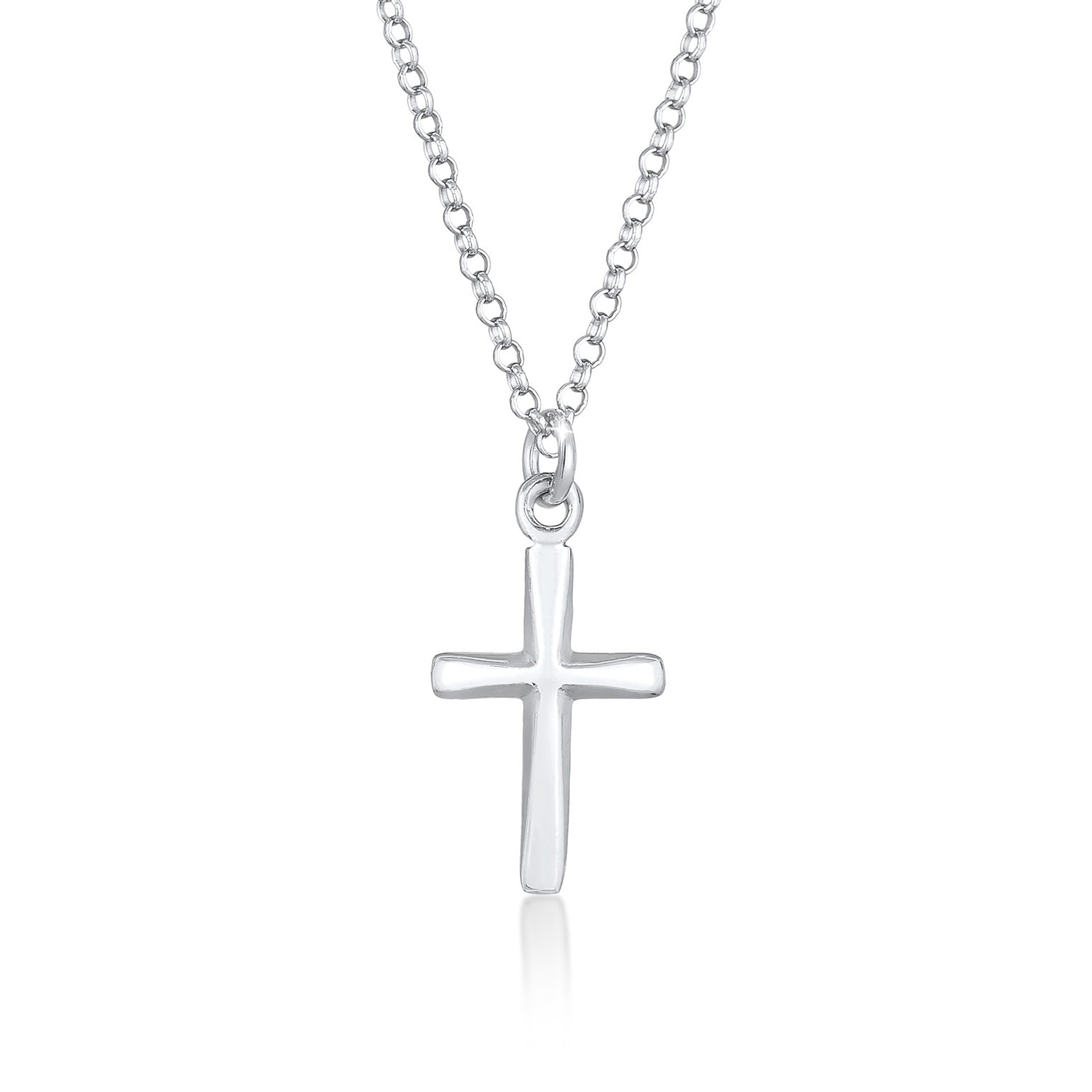 Silber - Elli | Halskette Kreuz Filigran | 925er Sterling Silber