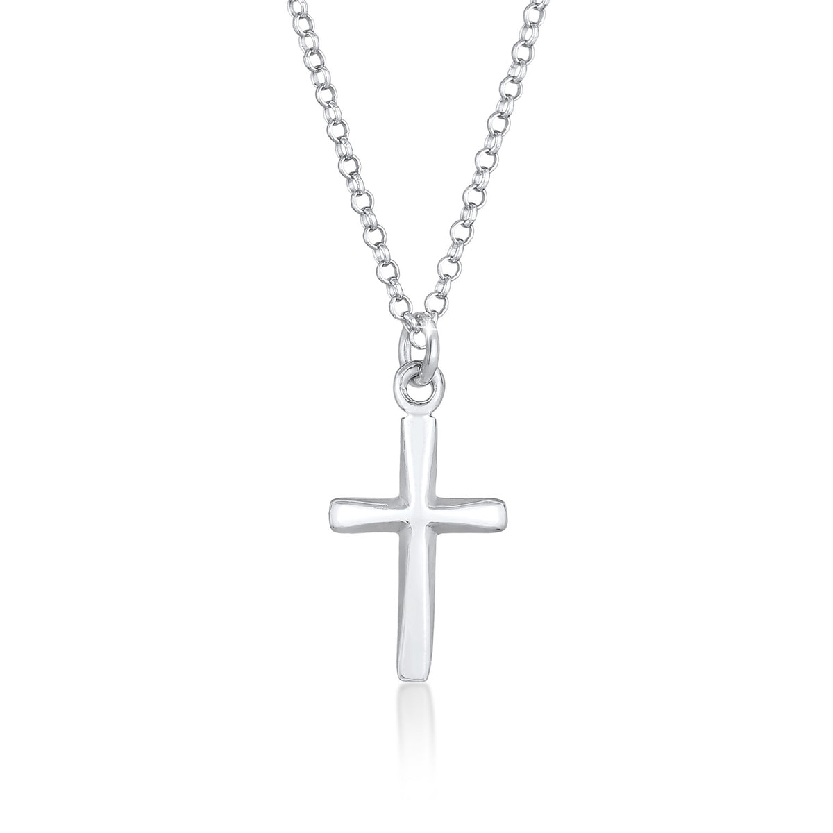 Silber - Elli | Halskette Kreuz Filigran | 925er Sterling Silber