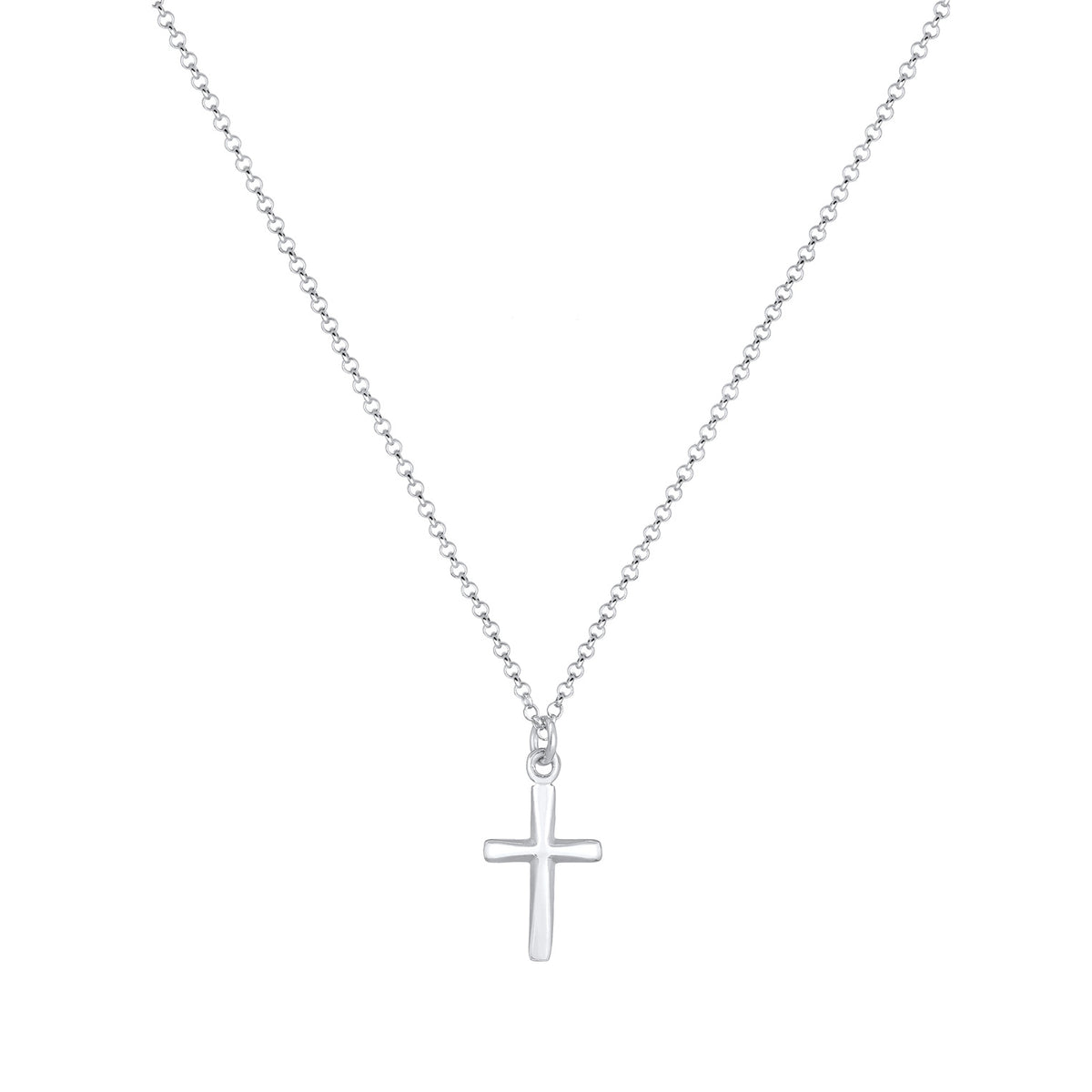 Silber - Elli | Halskette Kreuz Filigran | 925er Sterling Silber