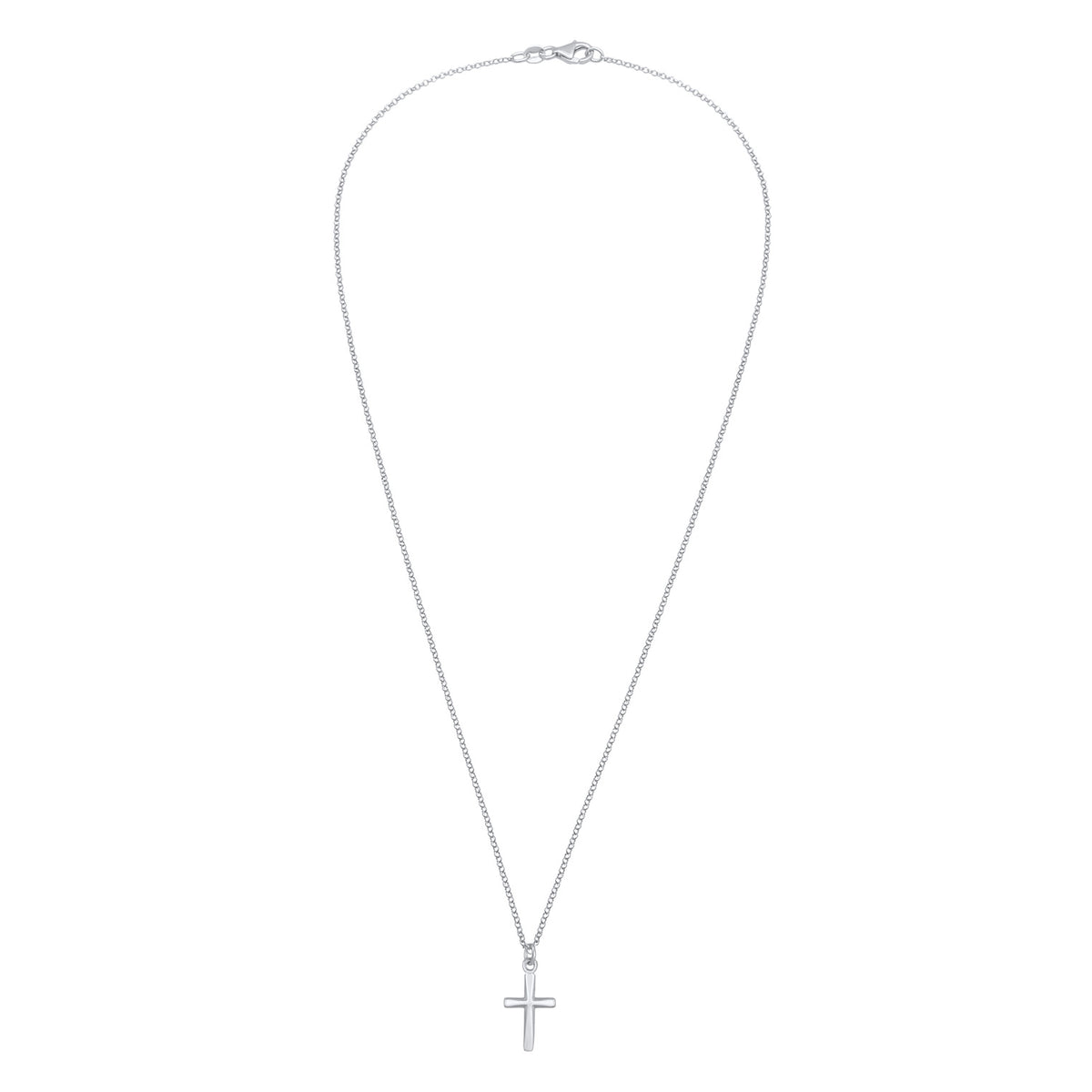 Silber - Elli | Halskette Kreuz Filigran | 925er Sterling Silber