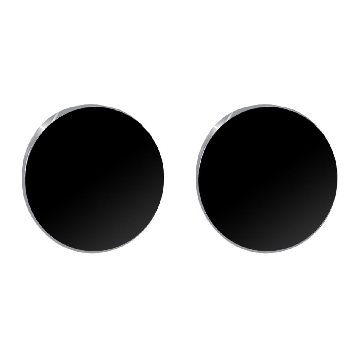 Schwarz - Elli | Ohrstecker | 925er Sterling Silber