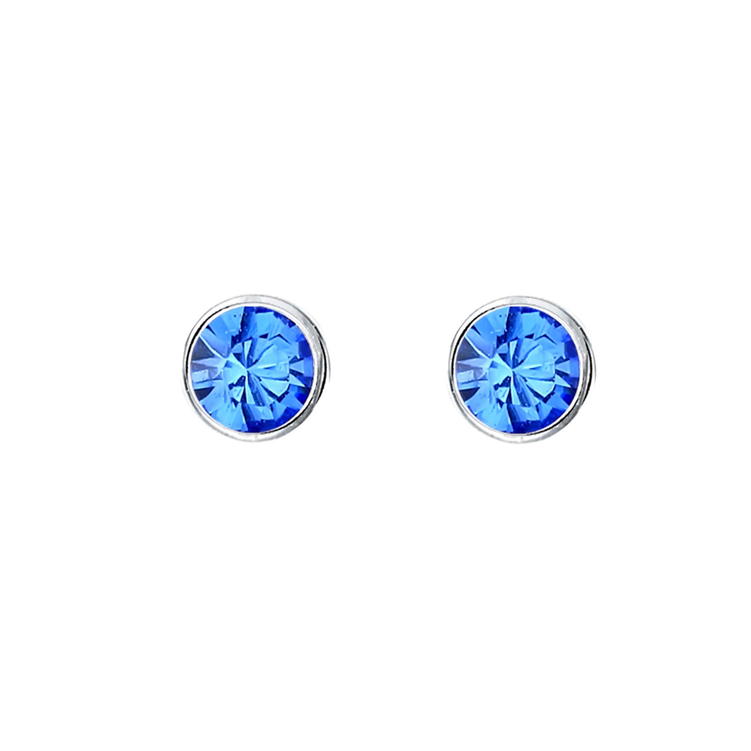 Hellblau - Elli | Ohrring | Kristall ( Blau ) | 925er Sterling Silber