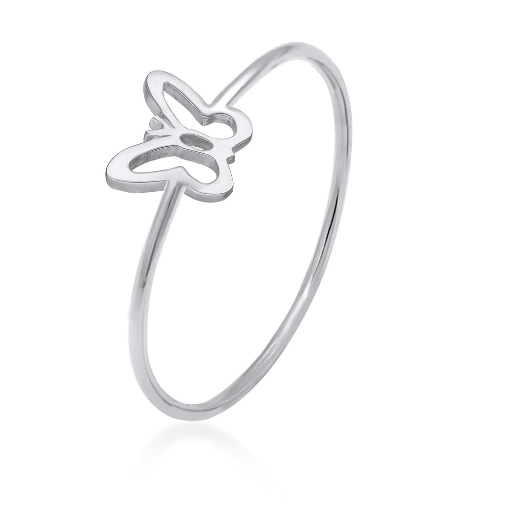 Silber - Elli | Ring Schmetterling | 925er Sterling Silber
