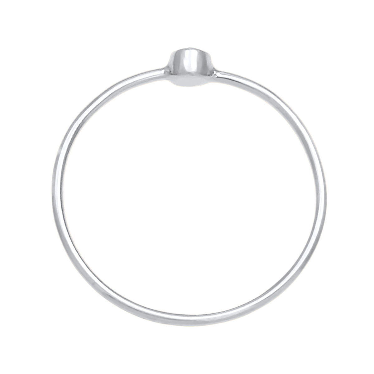 Schwarz - Elli | Solitär-Ring | Kristall ( Schwarz ) | 925er Sterling Silber