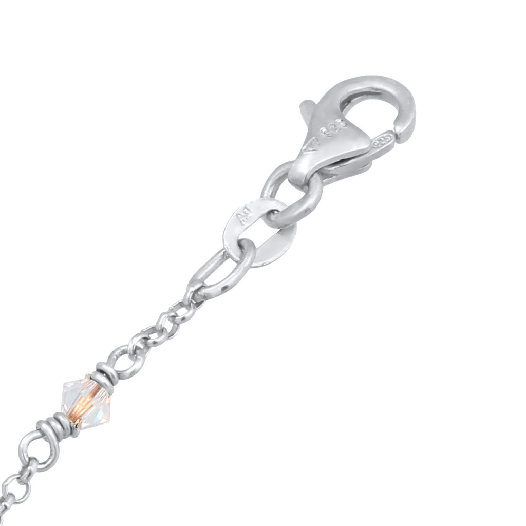 Weiß - Elli | Armband | Kristall ( Weiß ) | 925er Sterling Silber