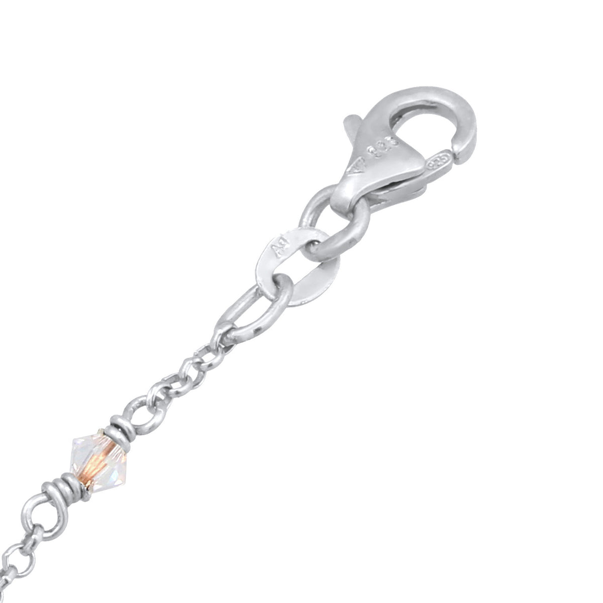 Weiß - Elli | Armband | Kristall ( Weiß ) | 925er Sterling Silber