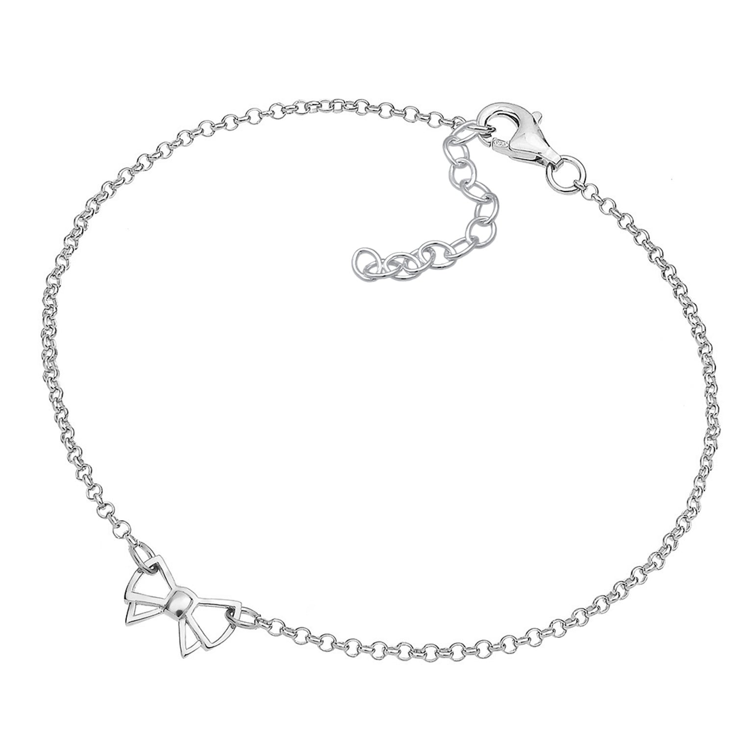 Silber - Elli | Armband Schleife | 925er Sterling Silber