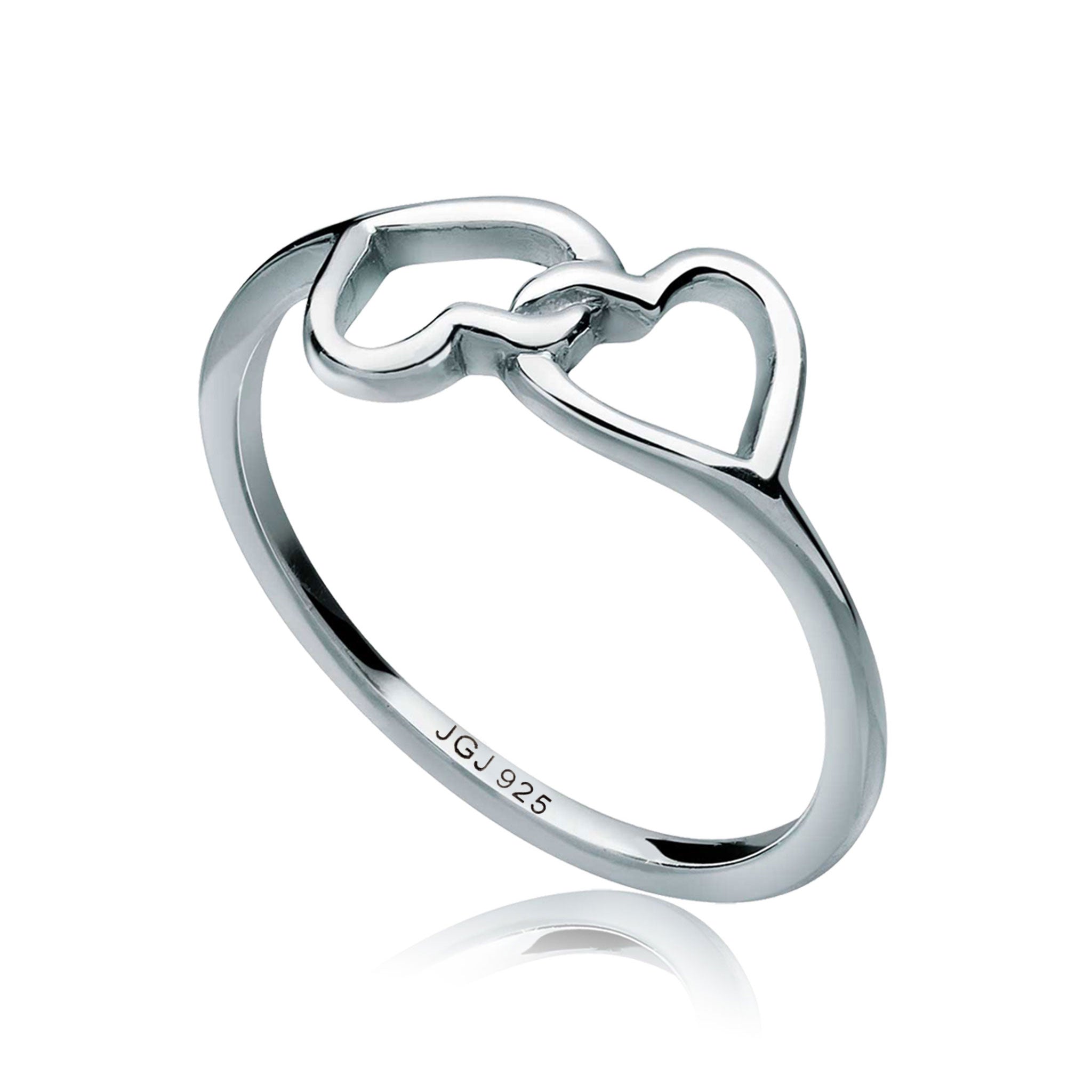 Silber - Elli | Ring Herz | 925er Sterling Silber