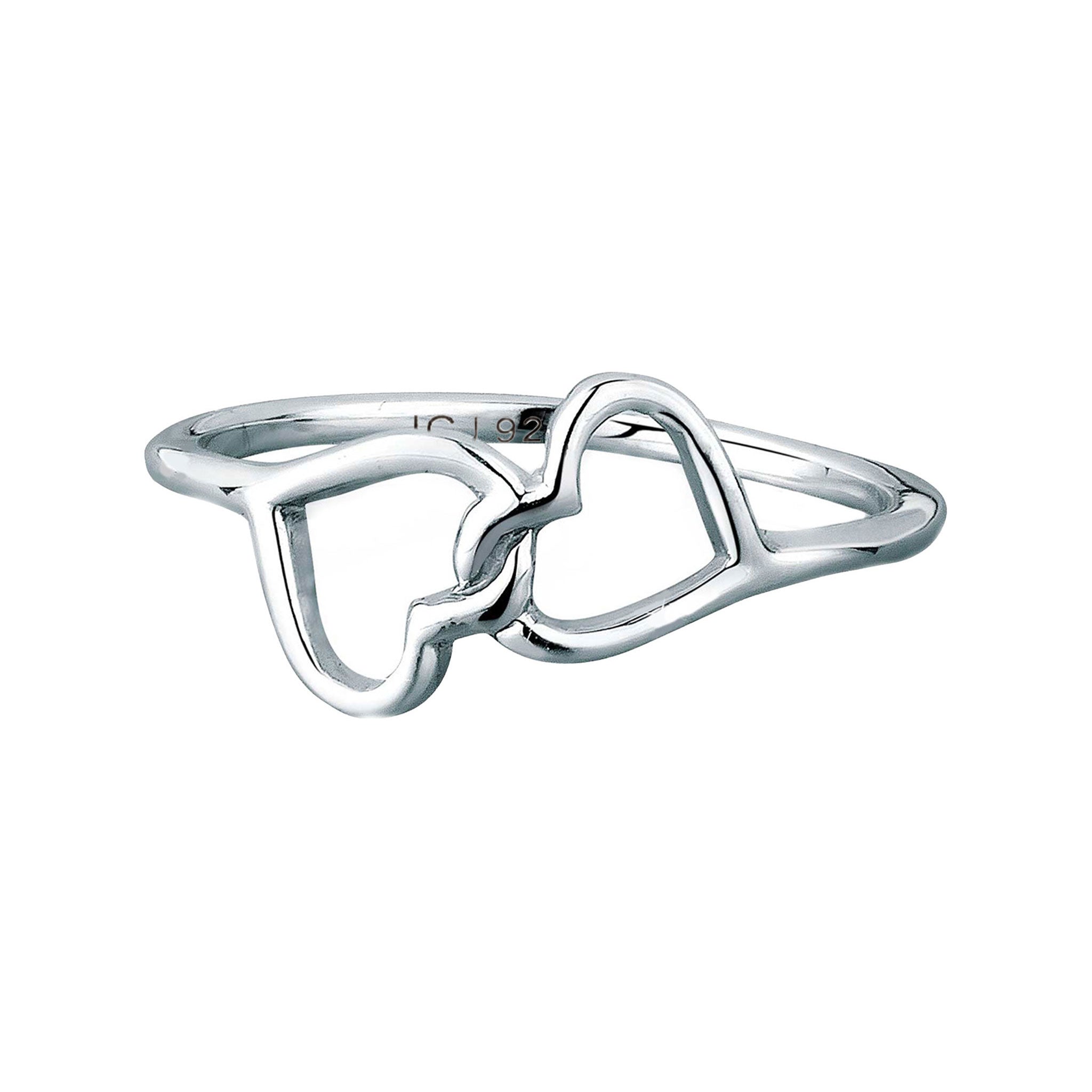 Silber - Elli | Ring Herz | 925er Sterling Silber