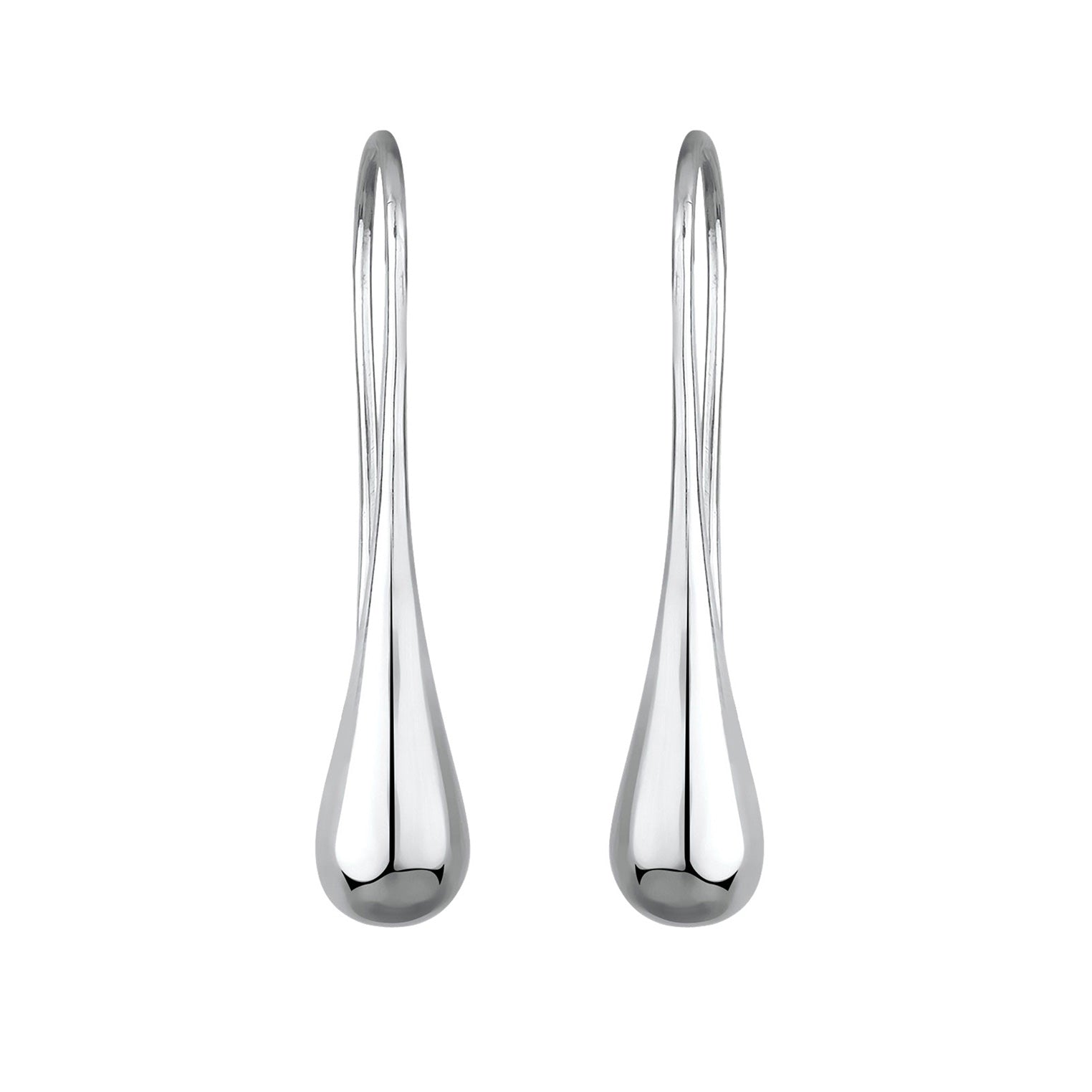 Silber - Elli | Ohrhänger Tropfen | 925er Sterling Silber