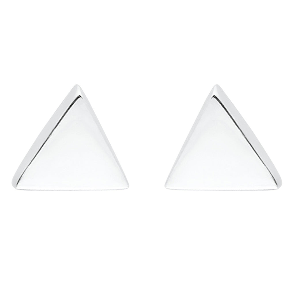 Silber - Elli | Ohrstecker Dreieck | 925er Sterling Silber