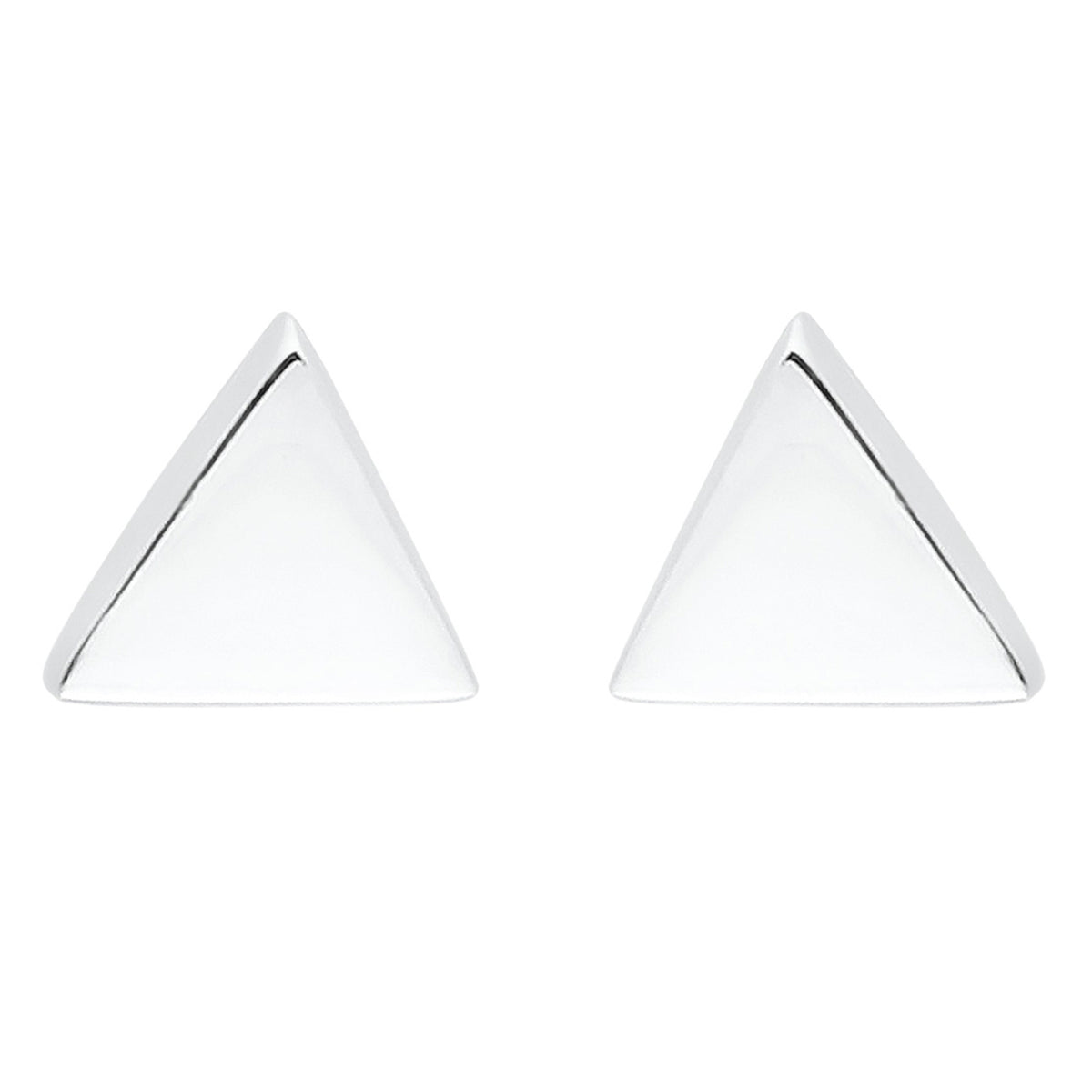 Silber - Elli | Ohrstecker Dreieck | 925er Sterling Silber