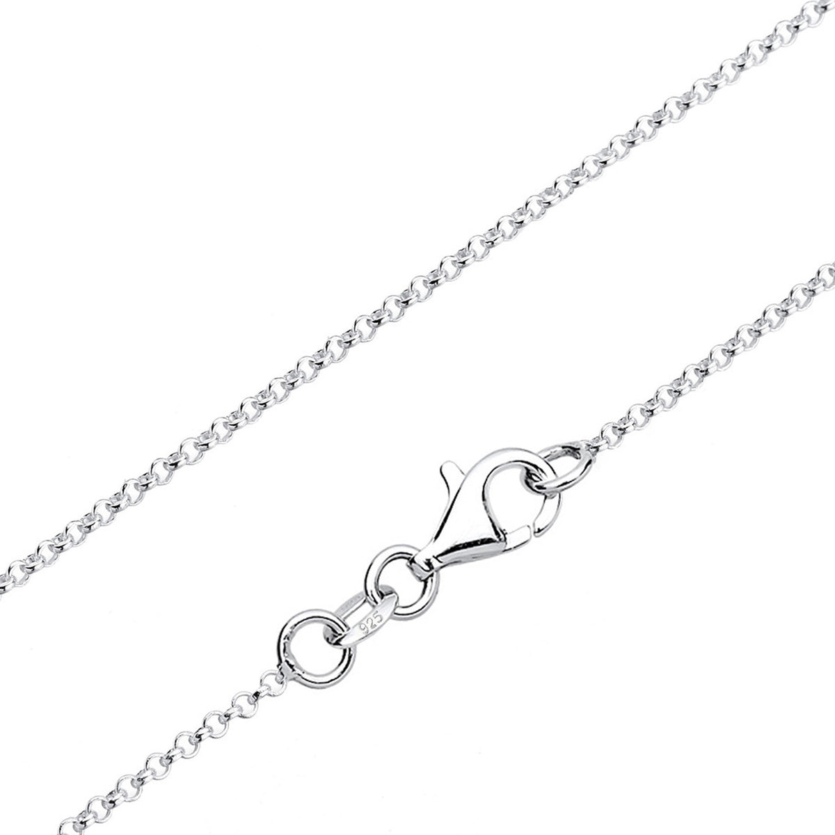 Silber - Elli | Halskette Anhänger Anker | 925er Sterling Silber