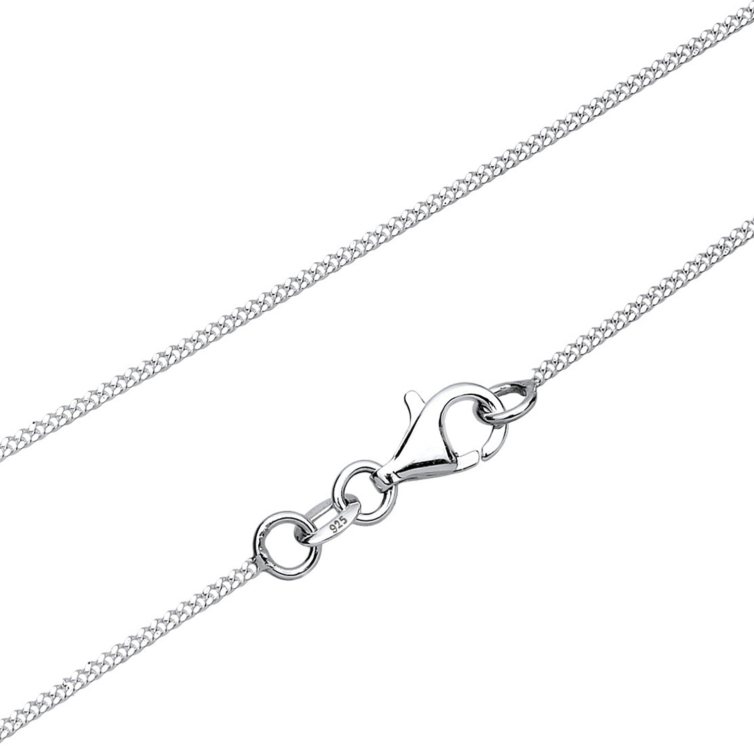Hellblau - Elli | Halskette Engel | Kristall (Hellblau) | 925er Sterling Silber
